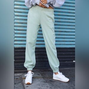 John Galt Pale Green Rosa Sweatpants Women’s 25